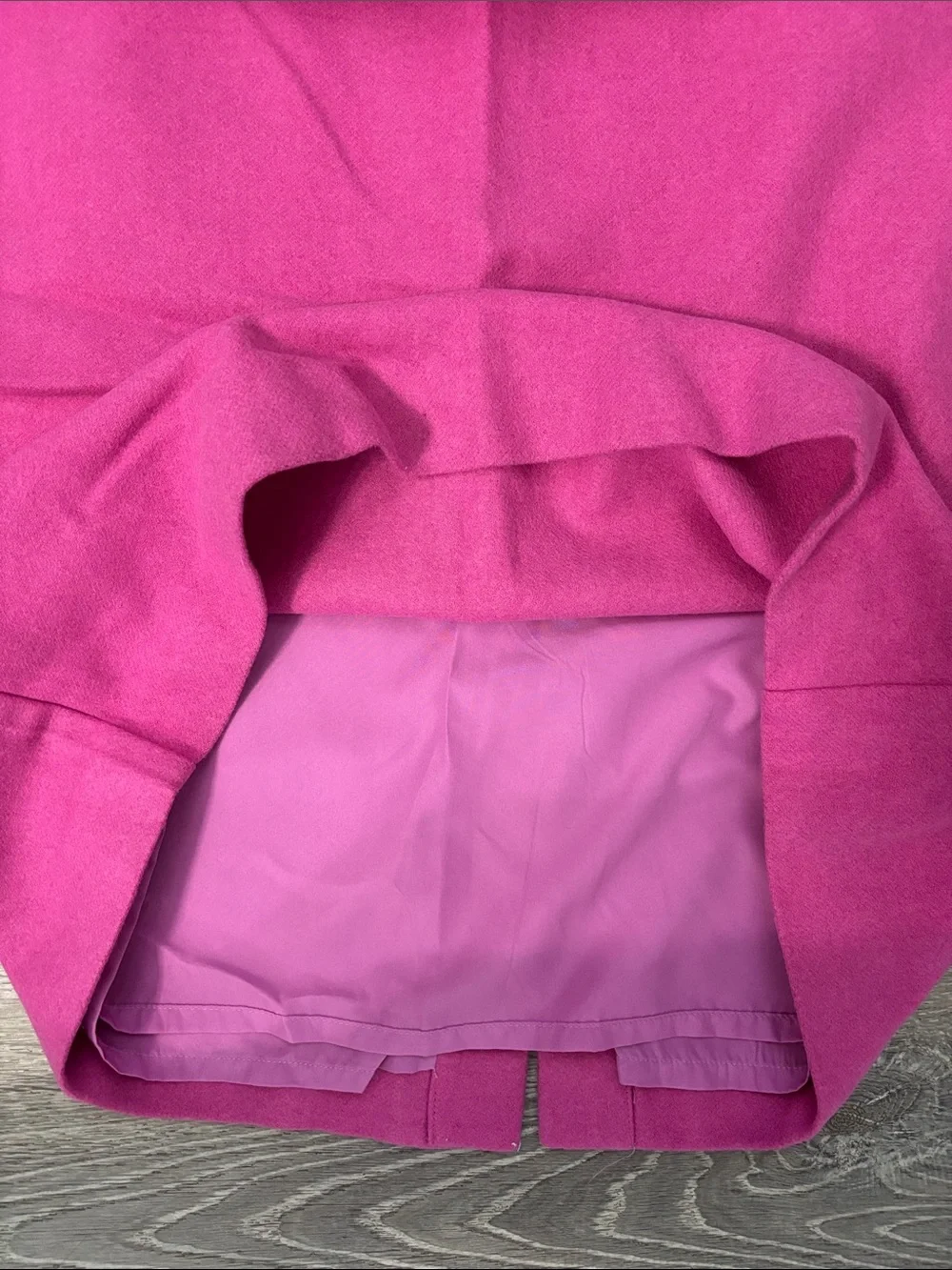 J Crew Women’s Wool Blend Pencil Skirt Size 18 Pink Business Office Slit